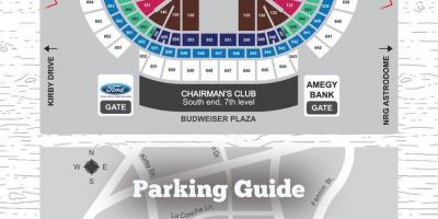 Afhanklik stadion parkering map