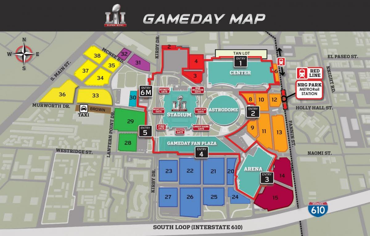 NRG-stadion parkering map