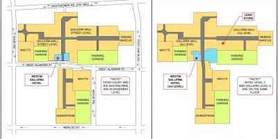 Houston Galleria mall map