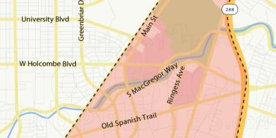 Kaart van texas mediese sentrum