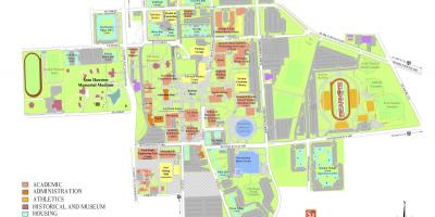 Universiteit van Houston kaart